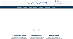 Desktop Screenshot of dorothypauldds.com