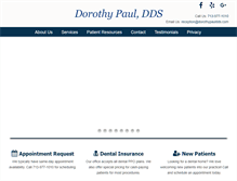 Tablet Screenshot of dorothypauldds.com